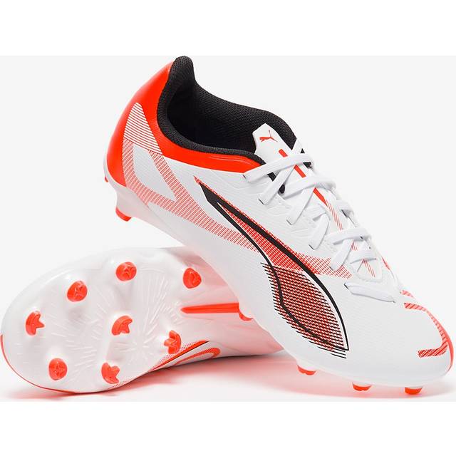 PUMA Ultra 5 Play FG/AG Unlimited - PUMA White/PUMA Svart/Röd Dam - ['Vit'] (37½)