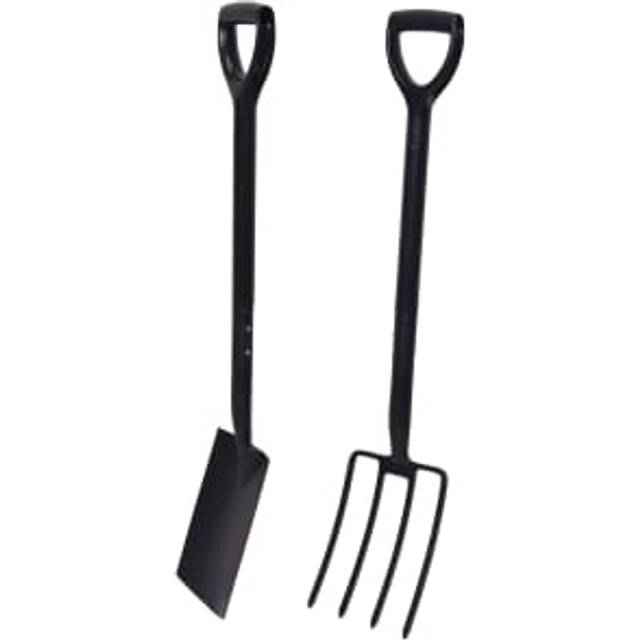 Wickes Carbon Steel Fork & Spade Set
