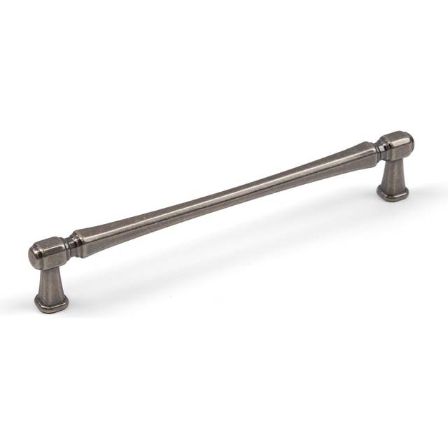 160mm Antique Pewter Cabinet Handle T-Bar Pull Slim Broad Square