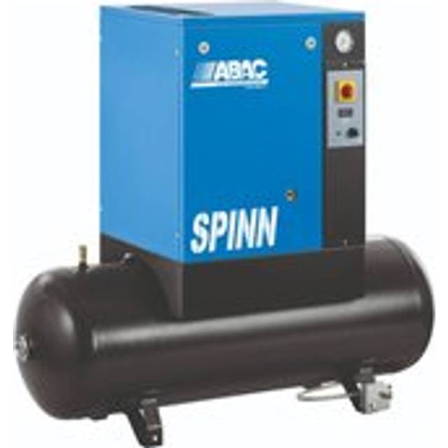 ABAC 4152054987 Screw Air Compressor - SPINN5 5 10 400/50 200 E CE Receiver Mounted 200L 27.5CFM 10Bar 7.5HP