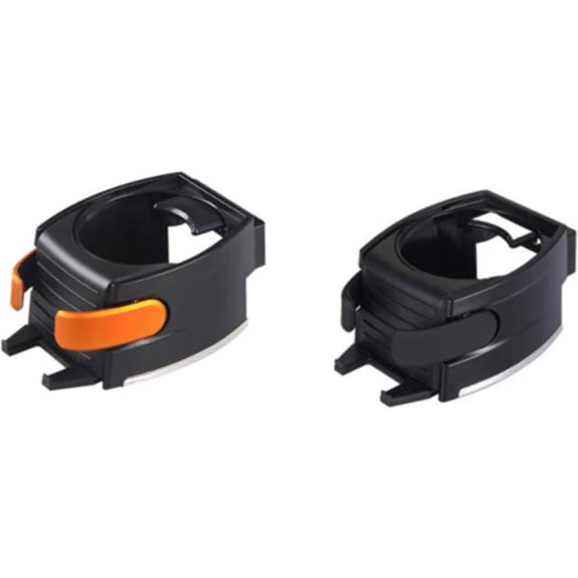 Secure Car Water Cup Carrier Phone Holder Compact Cup Rack Easy to Install Black