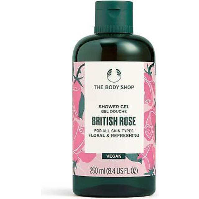 The body shop british rose shower gel - 250ml
