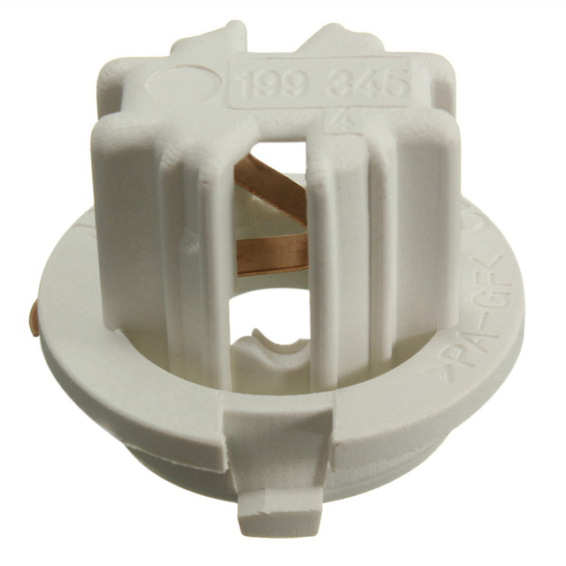 8 Pcs Car Auto Rear Tail Light Lamp Bulb Socket Holder for 7 Series X5 E53 E70 E65 X3 E83 White