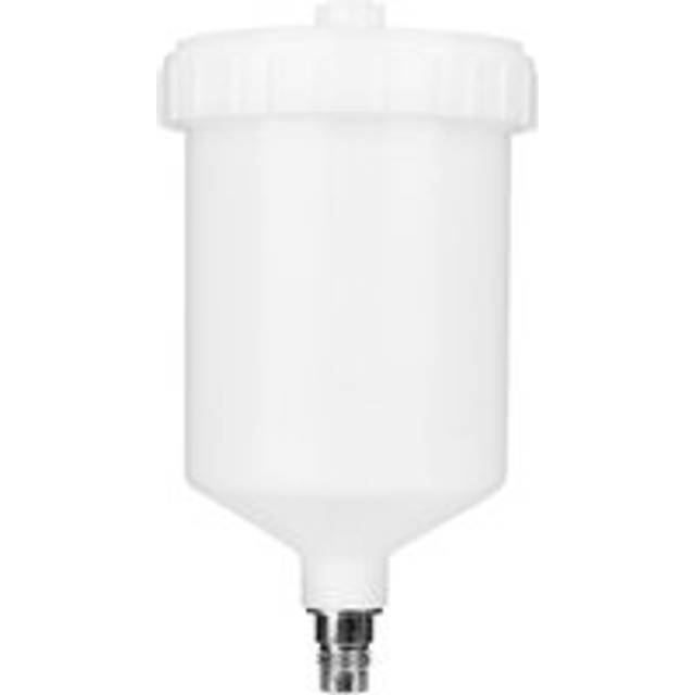 Alwaysh - Paint Cup Plastic Cup Air Gravity Paint Pot Thread Connector for Spray Gun Capacity 600ML
