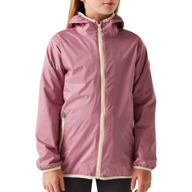 'Lever II' Waterproof Packaway Jacket - Dusty Pink - 5-6 Years
