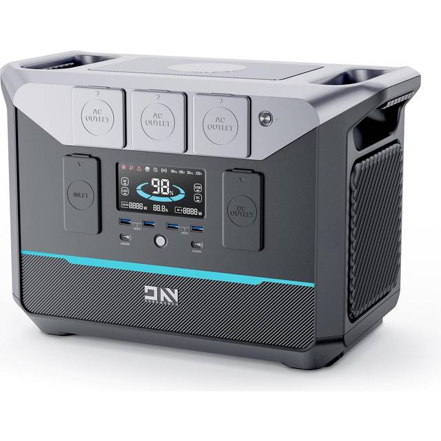 Power Station Power Generator 1800W(Surge 3000W) Solar Generator 1382.4Wh Power Bank Charger DaranEner NEO1500 PRO With UPS function