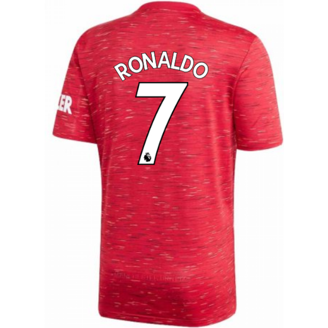 '20-'21 Man Utd Adidas Home Football Shirt (Kids) (RONALDO 7) Red 9-10 Polyester Cristiano Ronaldo Manchester United