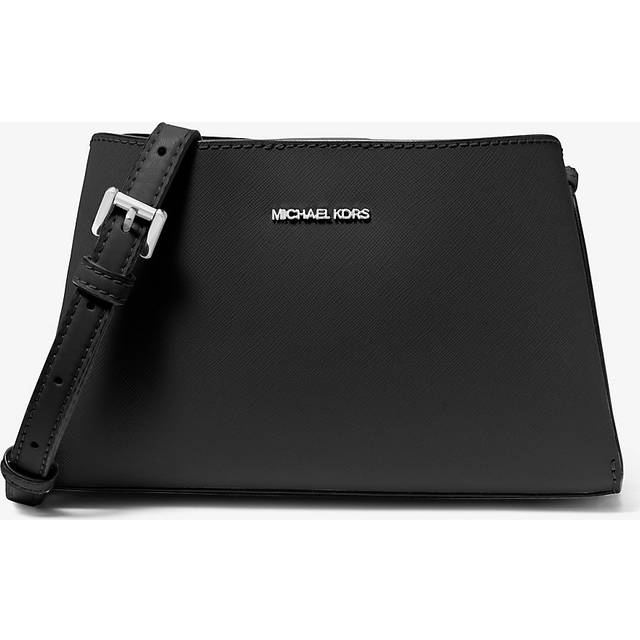 MK Ruthie Small Saffiano Leather Crossbody Bag - Black - Michael Kors - ONE SIZE