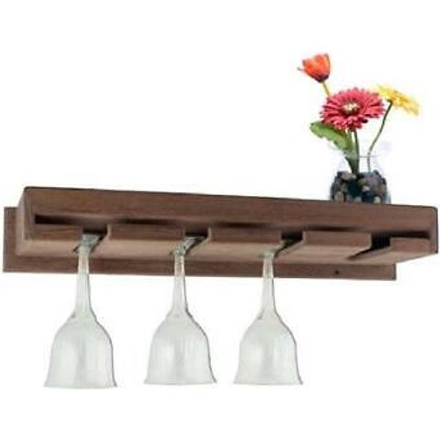 SeaTeak 62426 Wineglass Rack With shelf