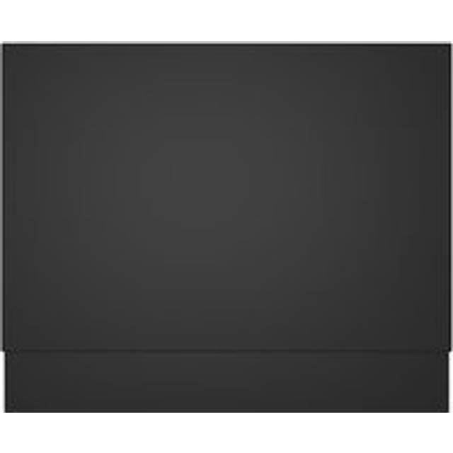 NRG - Bathroom Wooden mdf Bath Panel Matt Black Easy Cut 700mm End Panel