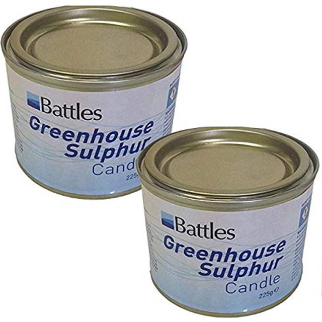 Sulphur Candle 225g PACK OF 2 - Kill Greenhouse Pests and Spores