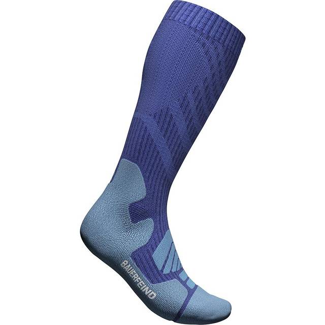 Bauerfeind Sports Outdoor Merino Compression Socks Kompressionsstrumpor Herr Storlek 42-45 - L: 41-46 cm Färg blå