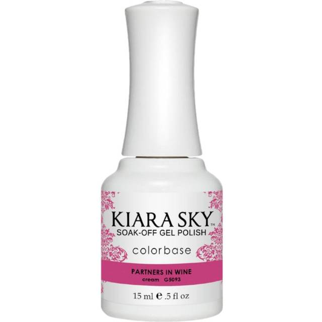 Kiara Sky Soak Off Cruelty Free Gel Polish - Partners In Wine 15ml (G5