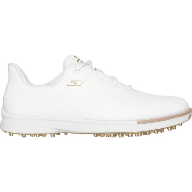 Skechers Go Golf Jasmine 2 GF Ladies Golf Shoes - White/Gold - UK5.0