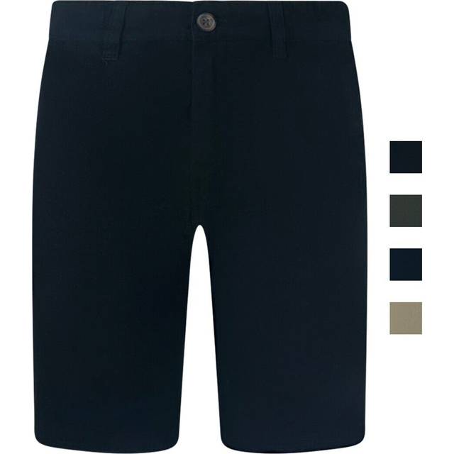Kensington smart shorts adjustable waist casual pocket cotton mens m-xxl kynance
