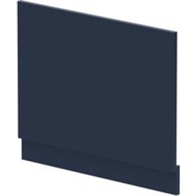 700mm Edge/Power Straight End Bath Panel & Plinth - Matt Midnight Blue