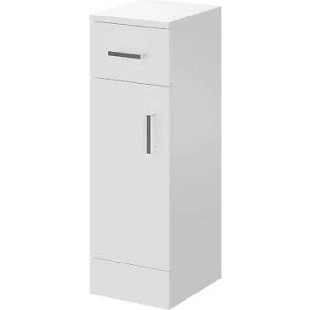 Alexander James Gloss Storage Unit | White | MDF | 250mm x 300mm