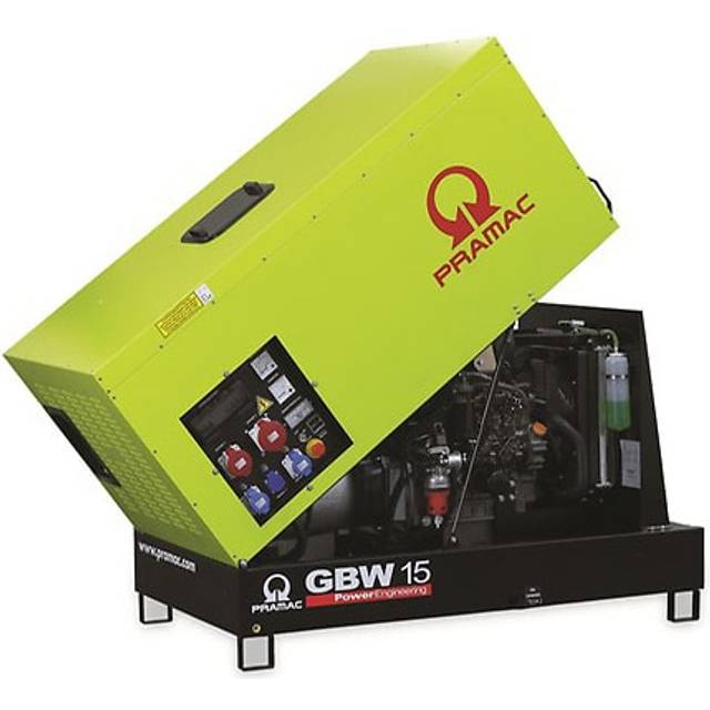 Pramac Elverk GBW15P/FNE L ACP LTS, PHS, inbyggt/ljudisolerat, 3-fas, diesel