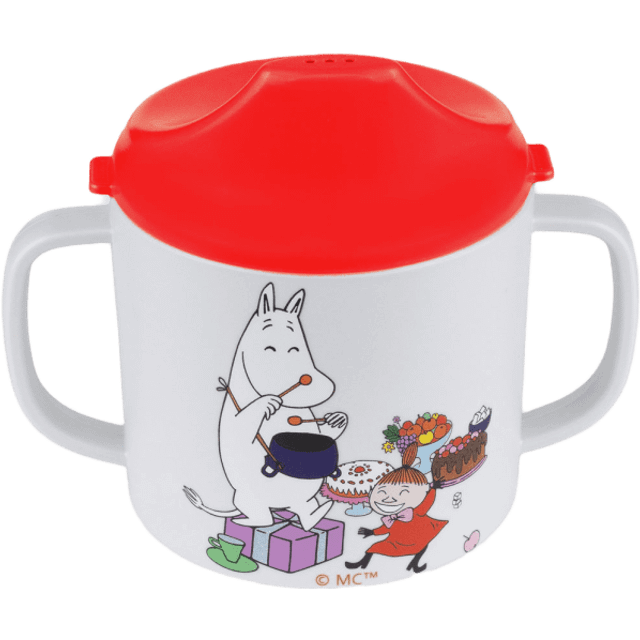 Mumin Lilla My Spillfri Mugg Röd