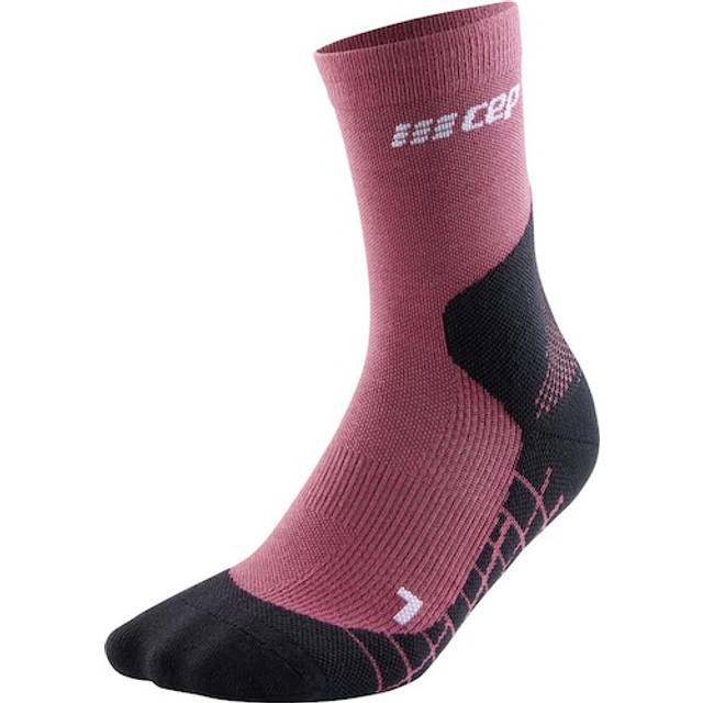 CEP Light Merino Mid-Cut Vandringsstrumpor Dam 40-43 Röd