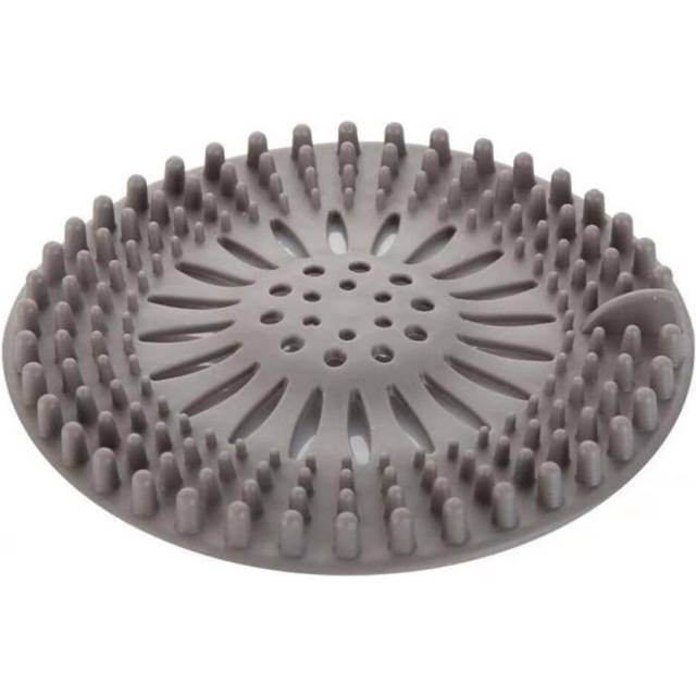 (Grey) Sink Filter Floor Water Drain Plug Shower Trap Covers Hair Catcher Stopper Sink Strainer Kitchen Accessories