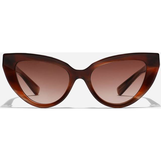 Dolce & Gabbana Woman DG4497  322113 Sunglasses Acetate Turtle Brown Cat Eye Normal Shaded