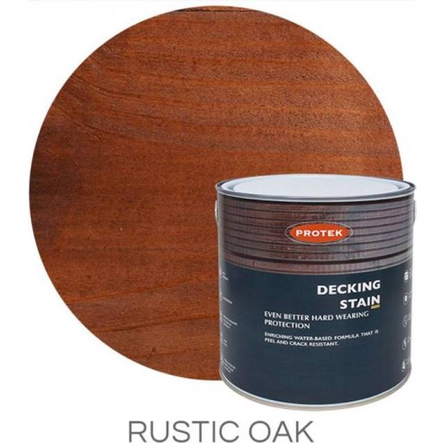 Protek Decking Stain 2.5 Litres - Rustic Oak - Protek Decking Stain 2.5 Litres - Rustic Oak