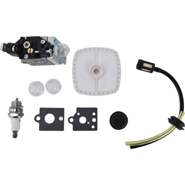 Lawn Mower Carburetor Replacement Carburetor Primer Bulb Fuel Filter Kit for A021001590 PB‑251