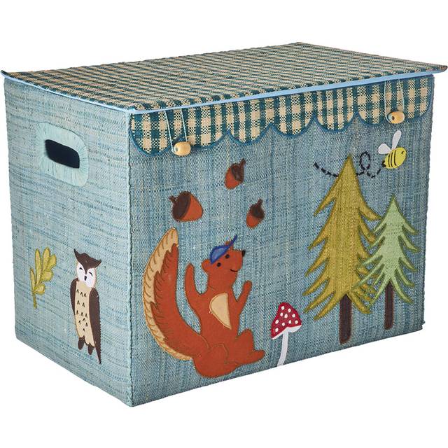 Rice Kurvehus Til Opbevaring Sammenklappelig Large Kurv