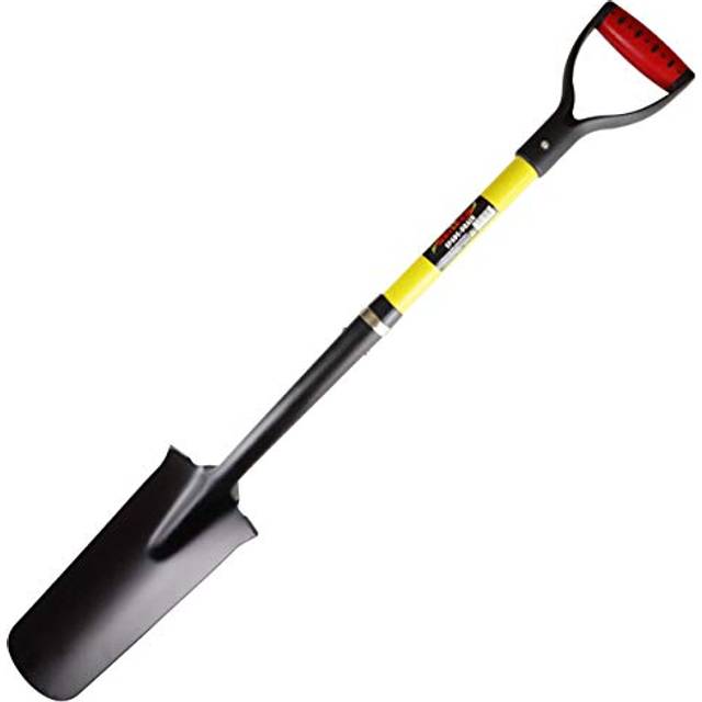 Drainage Drain Spade Fibreglass D Handle Post Hole Trench 1080mm Shovel 1150