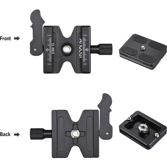 CL-50LS Aluminum Alloy Quick Release Clamp and Quick Release Plate with Adjustable Lever
