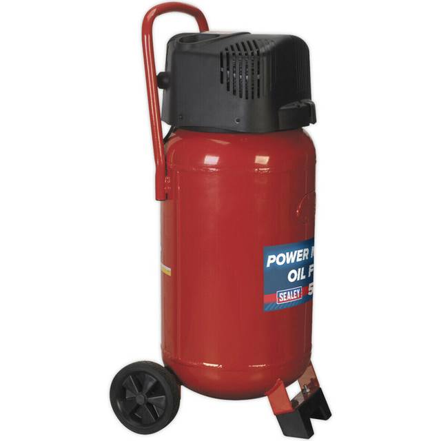 50 Litre Oil Free Belt Drive Air Compressor - 2hp Motor - Quick Release Coupling
