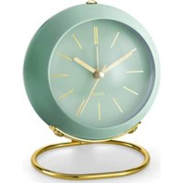 Alwaysh - Retro Non-Ticking Analog Alarm Clock, with Night Light, Quiet, Easy Operation and Loud Alarm, Gift for Mom for Mother's Day