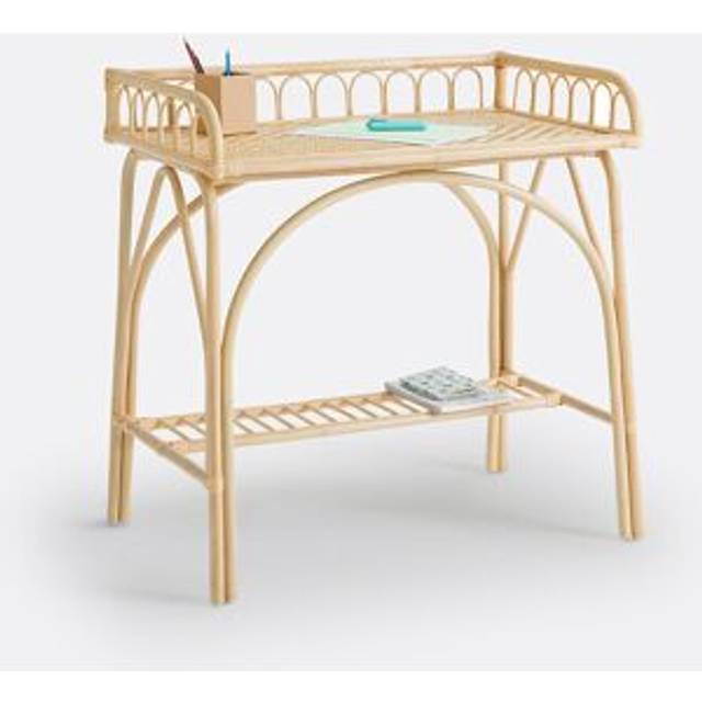 Albin Rattan Child's Desk - natural rattan - ONE SIZE