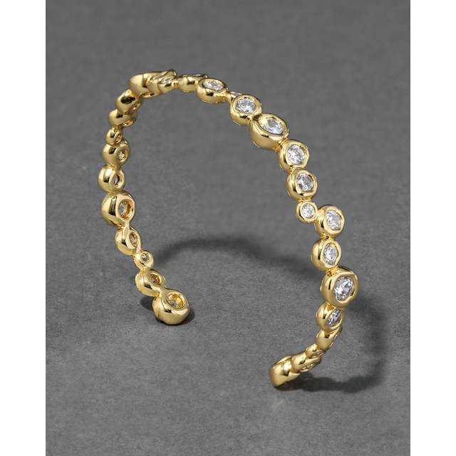 Alexis Bittar Asterales Skinny Cuff Bracelet in Gold | Statement Jewelry from Alexis Bittar (One Size)