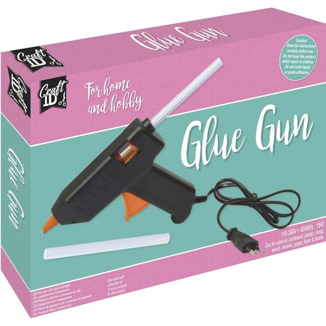 Hobby Glue Gun + 2 Glue Sticks