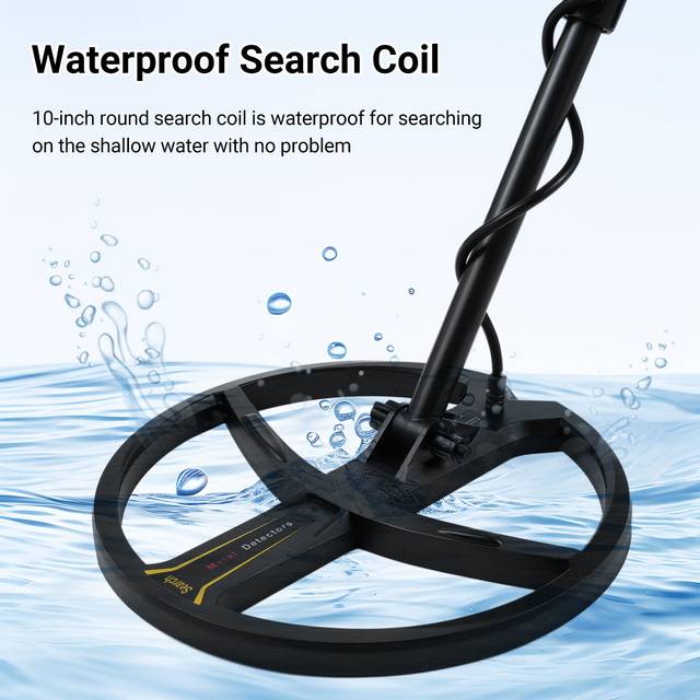 Metal Detector for Adults Professional Higher Accuracy and Sensitivity 10     Coil Waterproof Metals