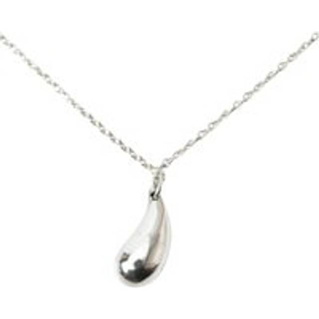 Womens Preloved Paloma Picasso Teardrop Pendant Necklace Wo - Silver - Grey - One Size