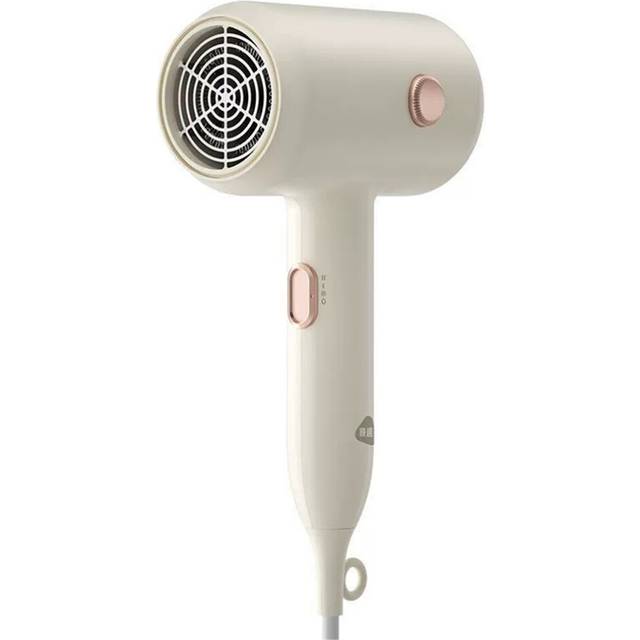 ENCHEN AIR7 High Power 1800W Hair Dryer with 3000M Negative Ions, 3 Speed Settings, Lightweight for Women, White