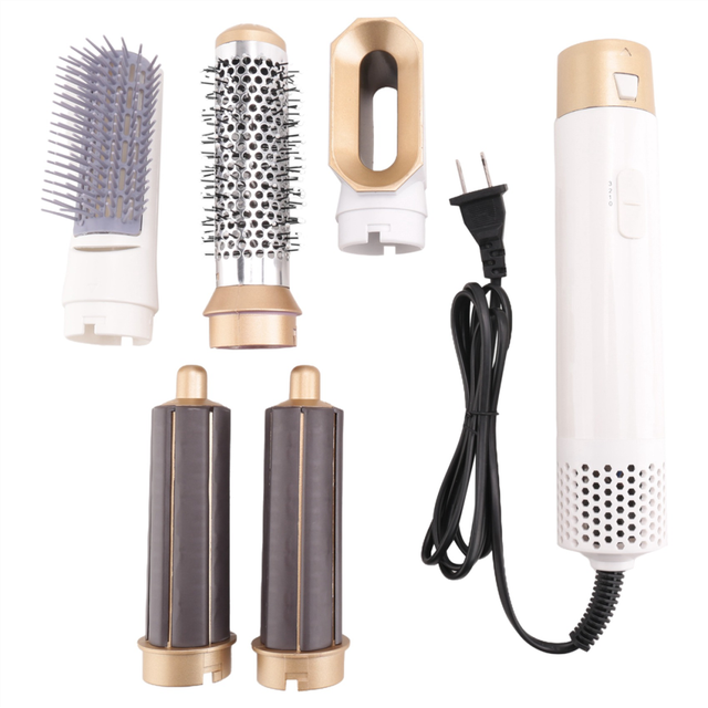 5-In-1 Hair Dryer for Hair Curling Iron Hair Straightener US Plug