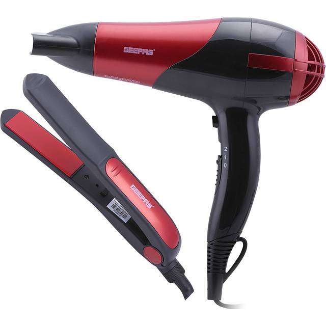 2-in-1 Hair Dryer & Hair Straightener Combo Styling Gift Set
