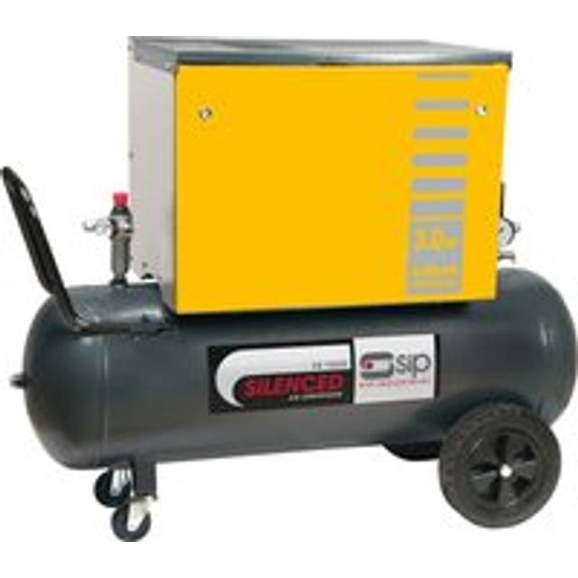 SIP 06219 Airmate B3800/3M/100 3HP, 100 Litre Mobile Silenced Piston Compressor