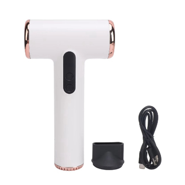 Cordless Hair Dryer 3 Speeds 3 Temp USB Rechargeable Small Blow Dryer