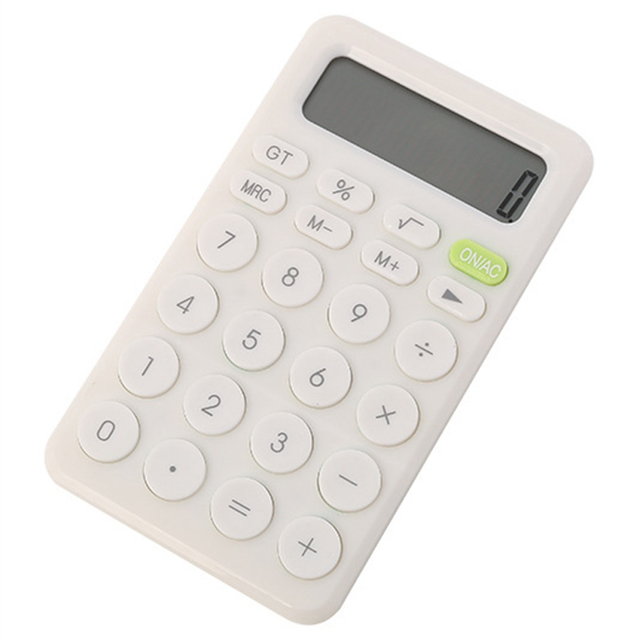 Scientific Calculator Cut Portable with High Sensitivity Keys Suitable for Students and Office Workers White