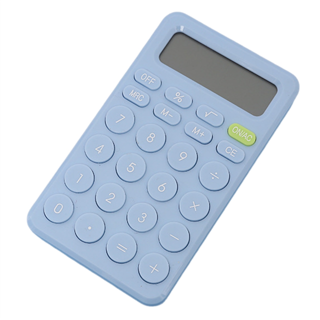 Scientific Calculator Cut Portable with High Sensitivity Keys Suitable for Students and Office Workers Blue