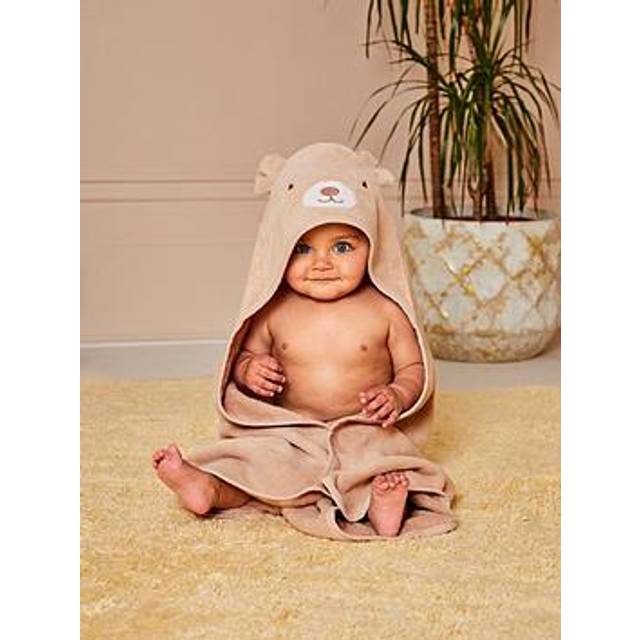 JoJo Maman Bebe Baby Bear Hooded Towel, One Colour