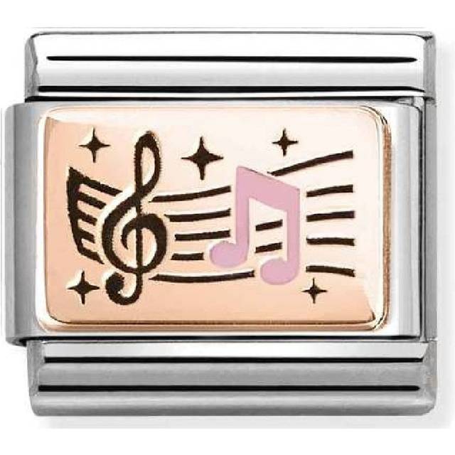 Nomination Rose Gold Music Notes Charm