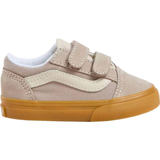 Kids TD Old Skool V Leather Touch 'n' Close Trainers - grey - 24 (7)