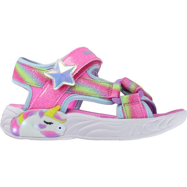 Skechers Sandaler m. Ljus - Unicorn Drömmar - Rosa/Multi - Skechers - 29 - Sandal