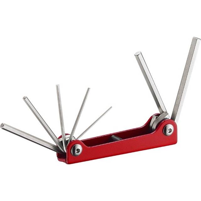 Force folding Allen key set SAE 7-piece 5076FS